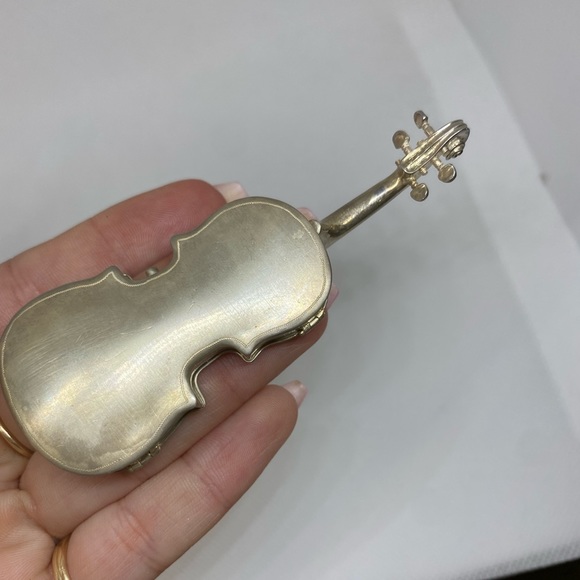 🆕 Hand made Silver and Gold Pill box ✨HP✨ - Picture 5 of 16